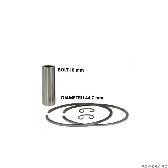 Piston complet compatibil Stihl MS 261, 271, 44.7 mm, bolt 10 mm,