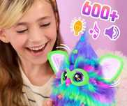 Плюшена интерактивна играчка Furby, свети в тъмното