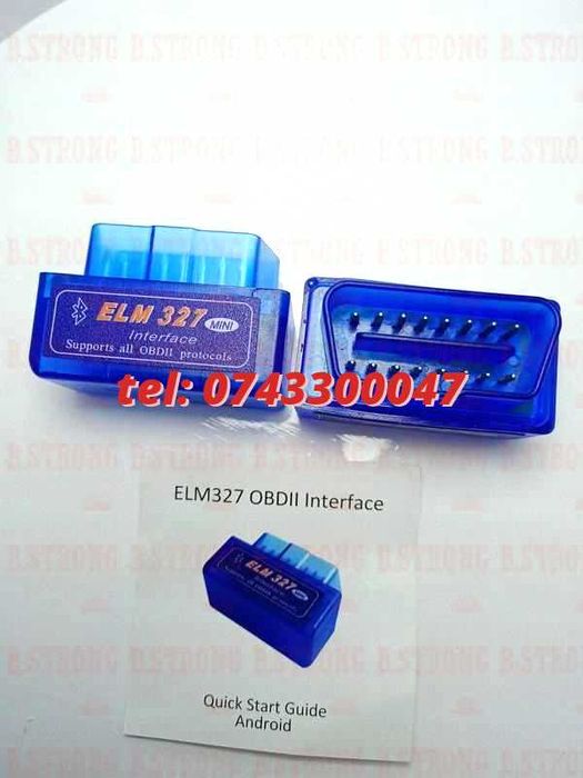Diagnoza Universala Tester Elm327 Mini Bluetooth Obdii Obd2 Ver 21