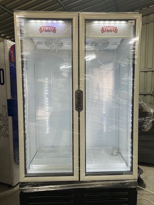 Vitrina frigorifică verticală dublă electronică