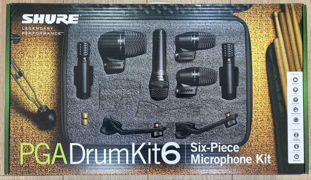 Комплект микрофонов для удар.устан Shure PG Alta Drum Microphone Kit 6
