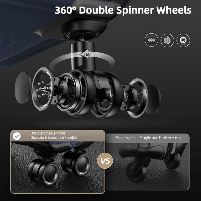 Set 3 x trollere SHOWKOO,SOFTSIDE,roti duble,20/24/28 inch,noi