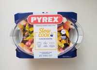 Овална йенска тенджера с капак Pyrex