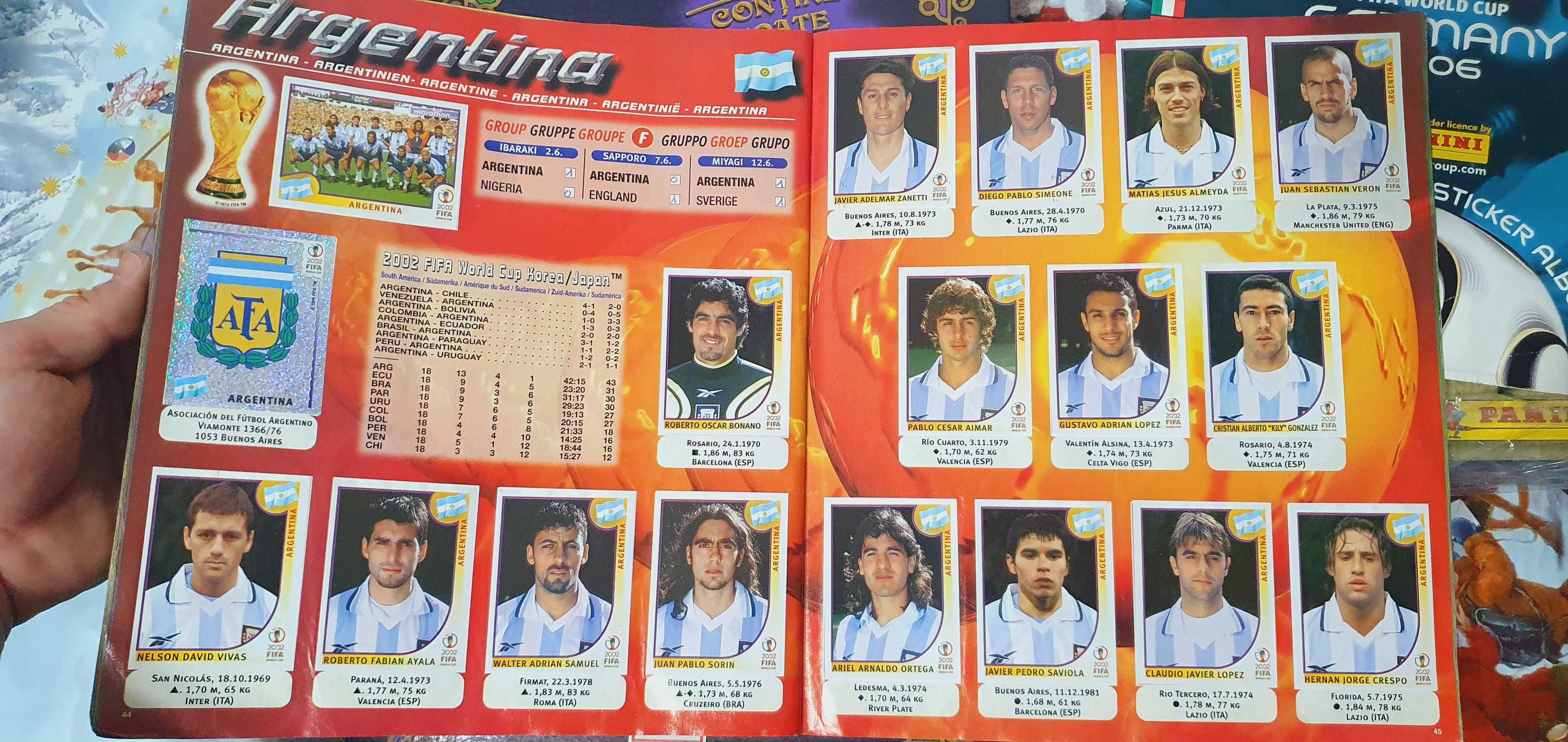 Panini World Cup 2002 COMPLET