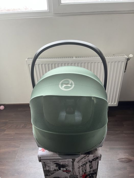 Scoica Cybex Cloud T Plus i-size, culoare Leaf green