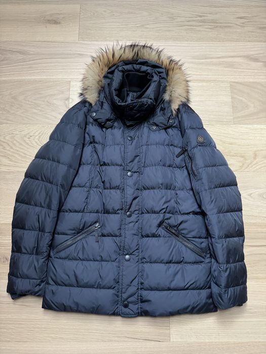 Пухено яке Bogner с яка от естествен косъм