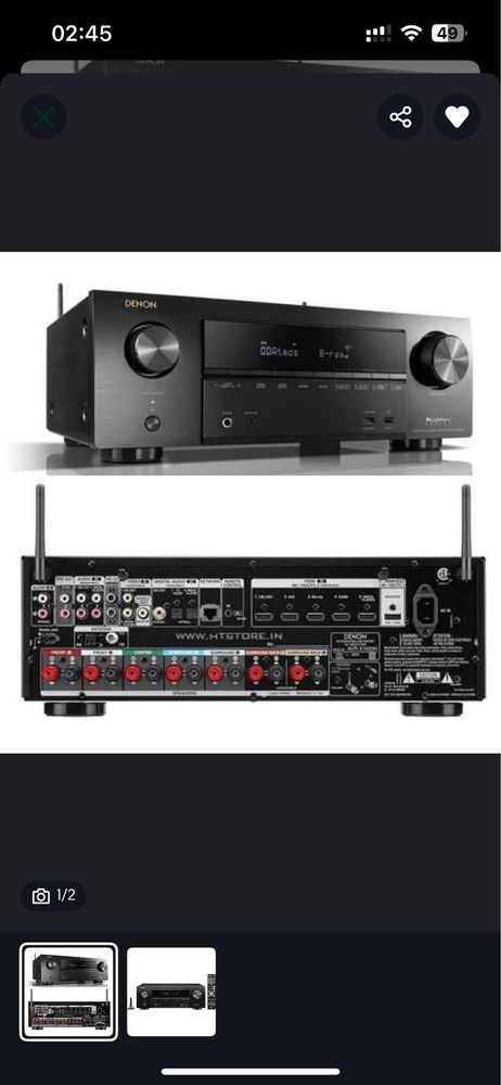denon avr x1600h ресивер 7.2