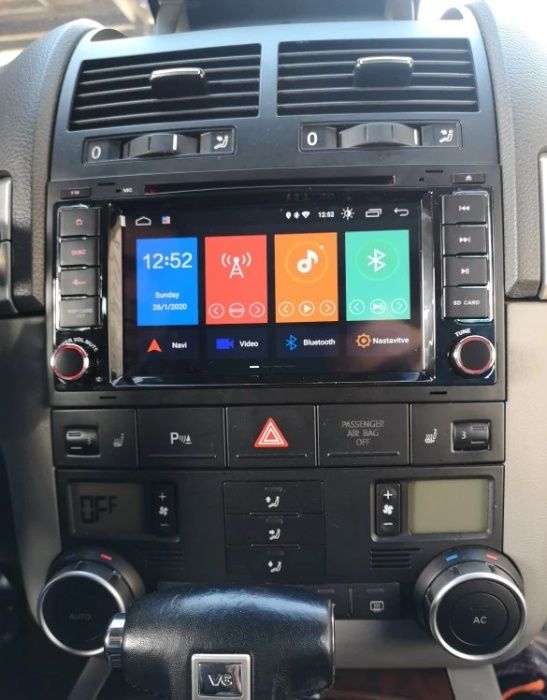 Мултимедия 7" Android 12 2GB RAM за VW Touareg T5 Multivan GPS CARPLAY