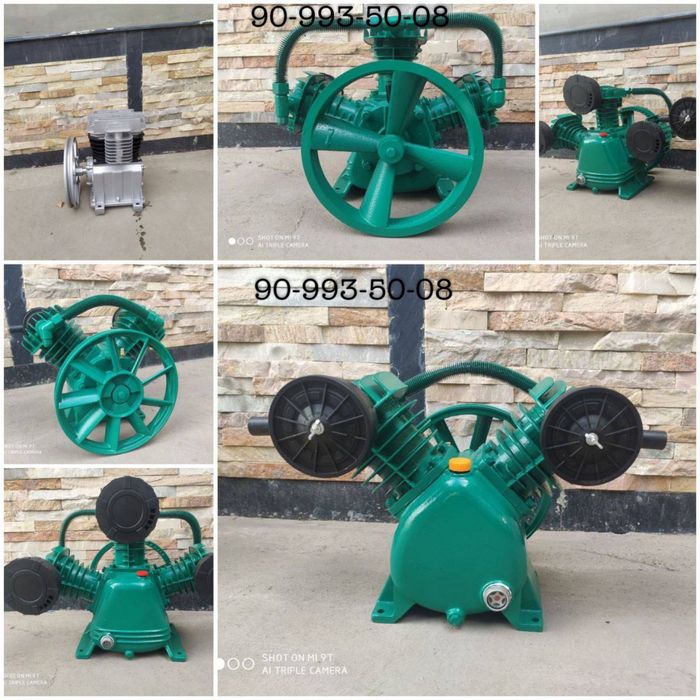 Компреесорлар учун блок, головка, поршень, мотор ГАРАНТИЙНЫЙ махсулот