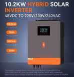 Фотоволтаична с-ма 9.5 KW, с 10.2 KW Хибриден Инвертор и 16KW Батерия