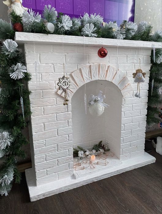 Декоративный фальш камин из пеноплекса для уюта Вашего дома