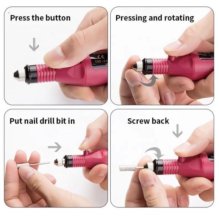 електрозадвижвана писалка за грижа за ноктите