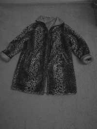 Двухсторонняя шуба-куртка,  размер 46-48