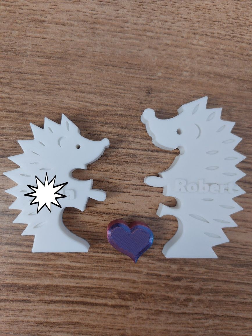 Arici personalizabili printati 3 D