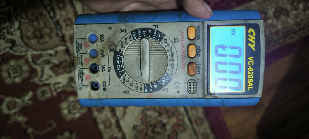 Tester tok olchovchi