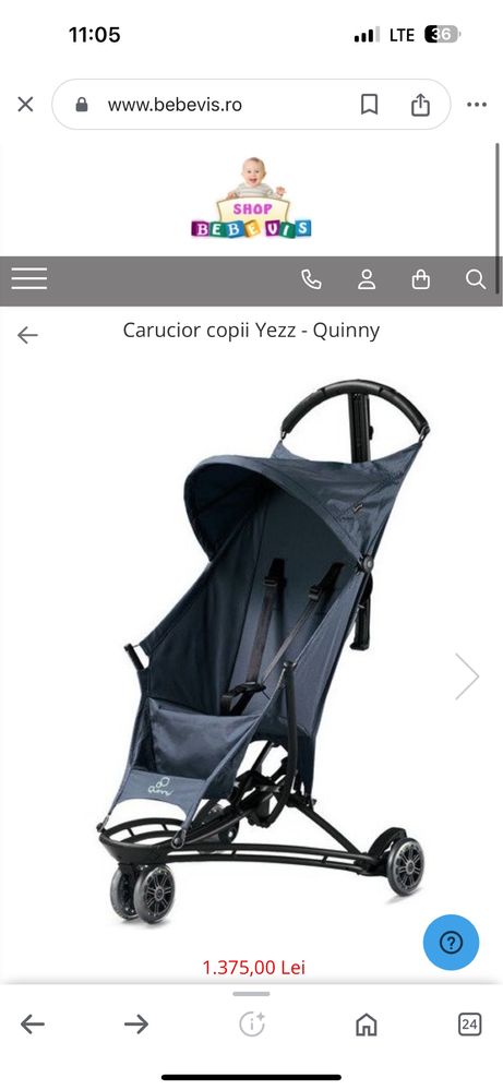 Carucior copii Yezz - Quinny