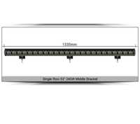 Led Bar 240w 6D Lumina Spot Si Flood Alimentre 12-24v Lungime 135 cm