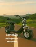 Scuter electric Harley baterie 20 Ah red