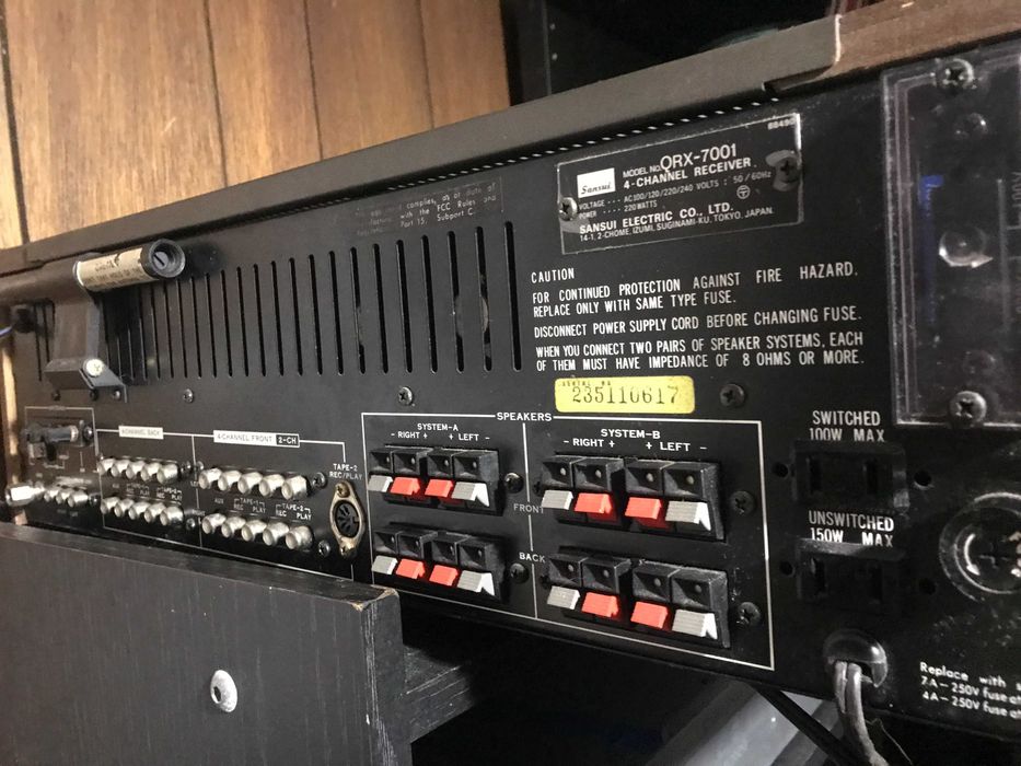 Sansui QRX 7001 receiver 4 canale