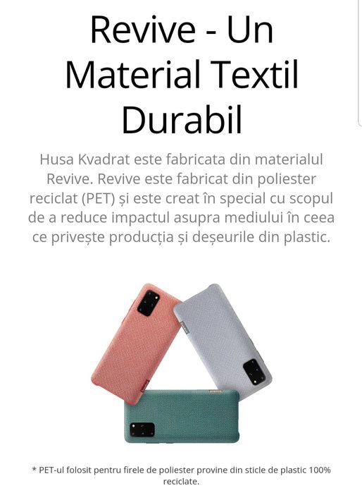 Husa originala Samsung Kvadrat Cover Galaxy S20 Plus G985 S20+ 5G G986