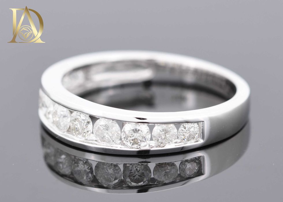 Нов Златен Пръстен с 0.75кт Естествени Брилянти