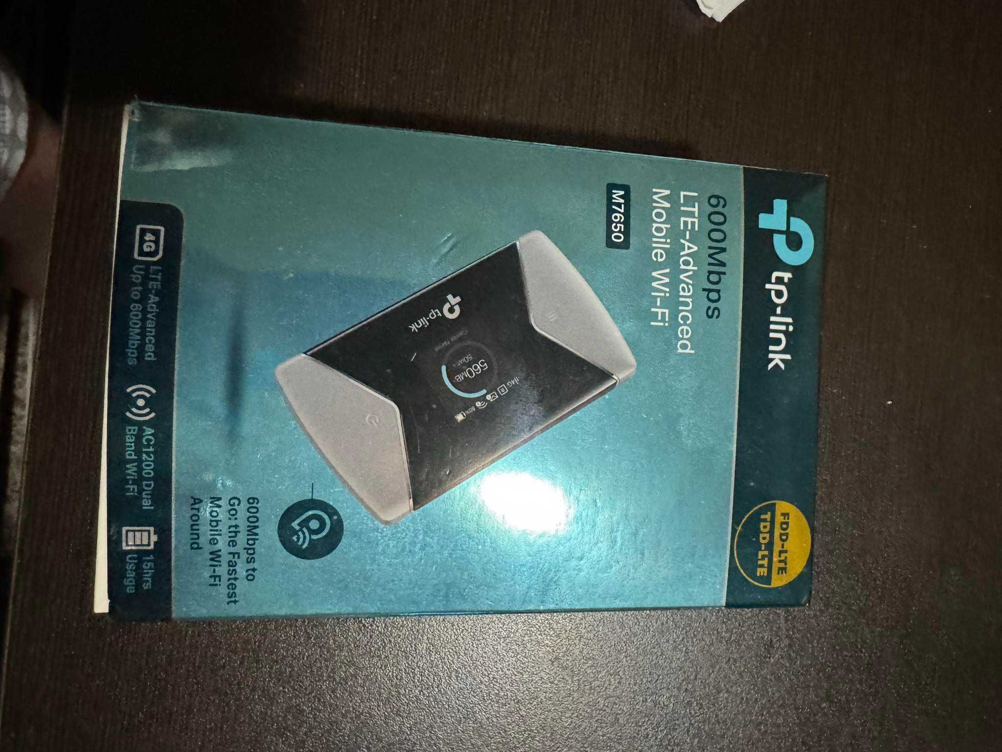 Безжичен рутер TP-Link M7650, 4G LTE, SIM