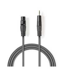 Cablu XLR 3 Pini Mama La Jack 3.5 Mm Stereo / 3m