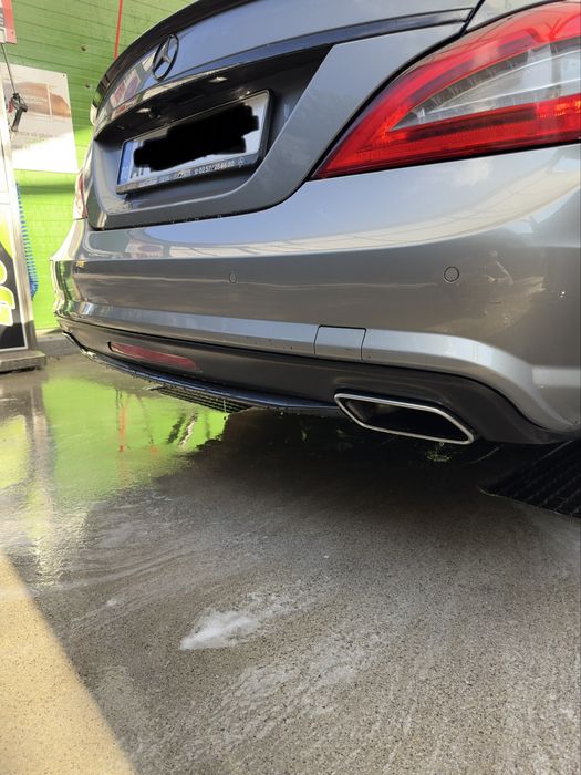 Difuzor complet cu tipsuri bara spate Mercedes Benz CLS w218 AMG