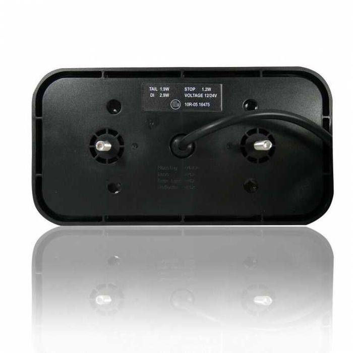 Комплект LED Стопове 18 см с динамичен мигач за ремарке бус каравана