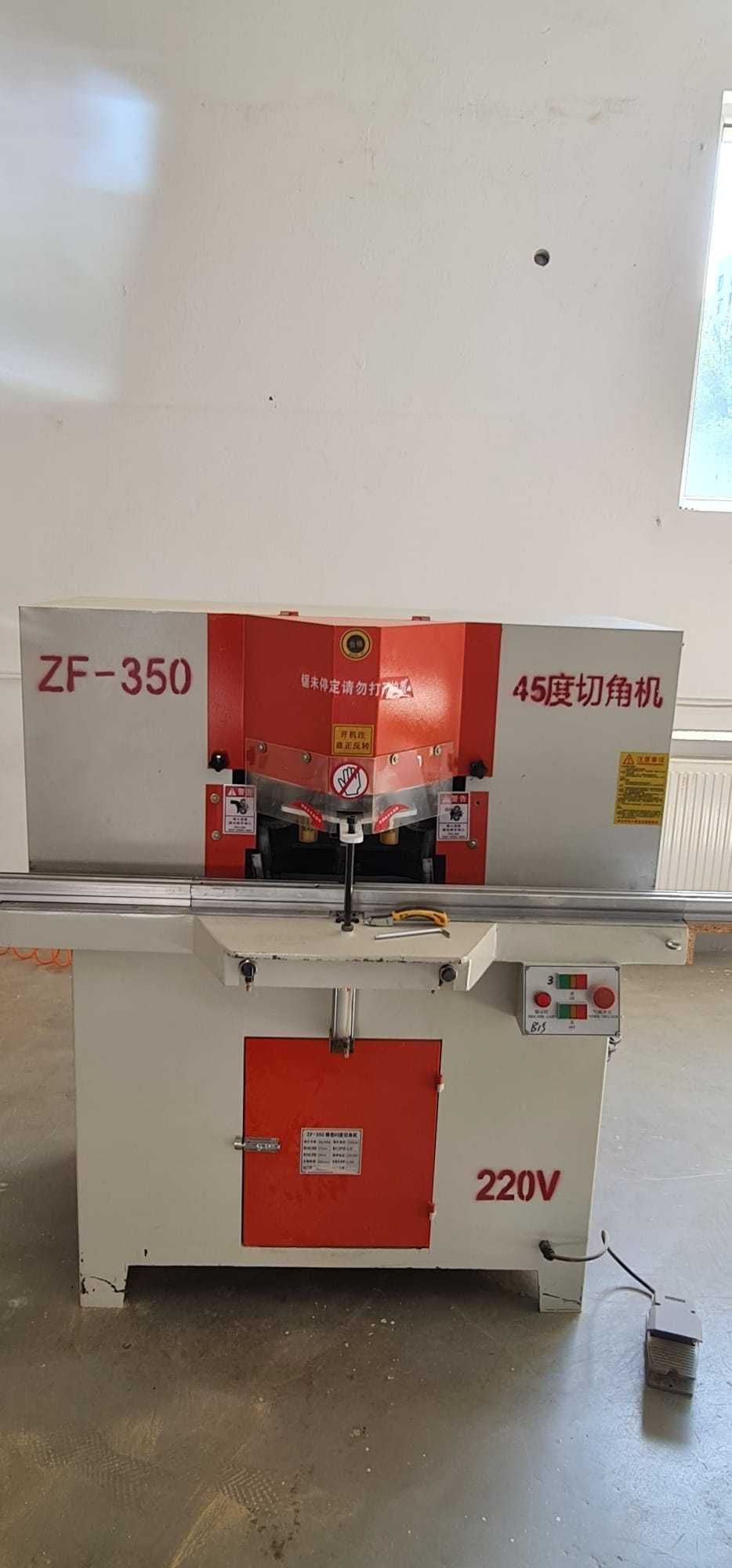 Circular electric pneumatic pentru taiat la 45 grade cu 2 discuri