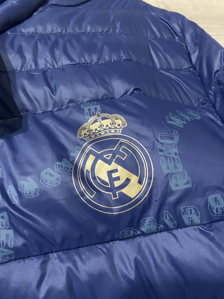 Geaca Adidas Real Madrid albastra, originala