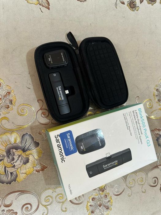 Saramonic blink 500 pro q3 mikrafon, mobilografiya