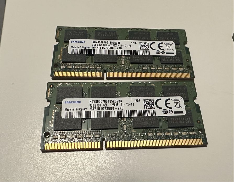 Memorie laptop RAM 8 GB sodimm DDR3L, 1600 Mhz, SAMSUNG 1.35V