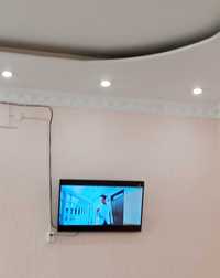 Установка телевизоров на стену