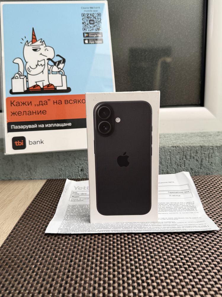 НОВ!36М ГАР /*ЛИЗИНГ*/ iPhone 16 128Gb Black Айфон Гаранция