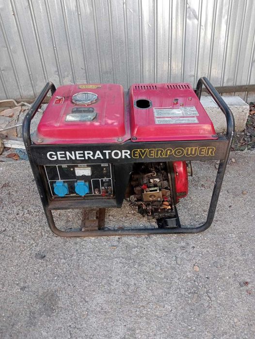 generator diesel motorina cu rotorul electric defect