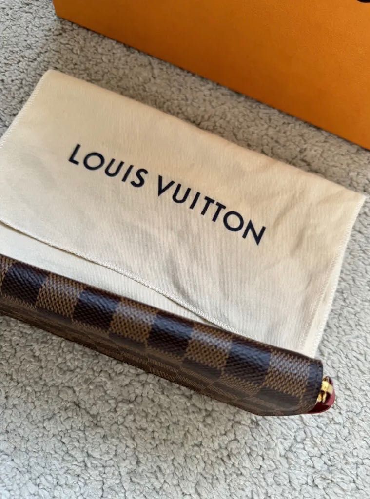 Portofel original Louis Vuitton Clémence Damier Ebene nou