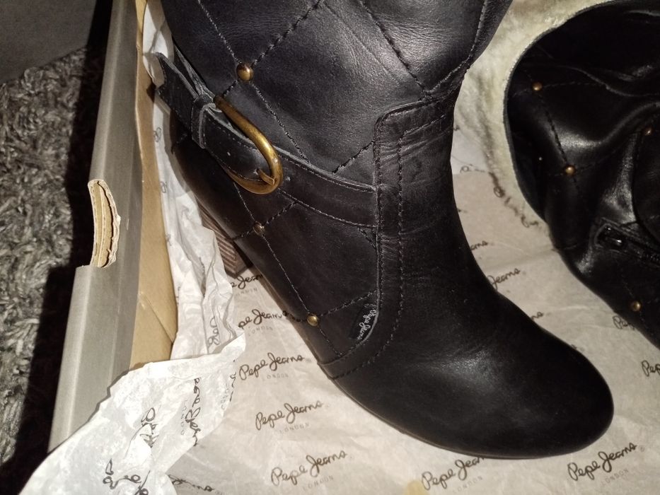 Cizme piele Pepe jeans