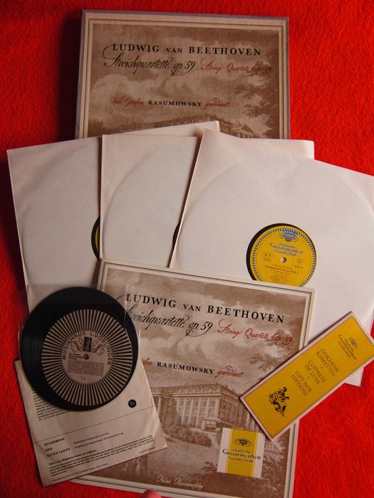 cadu rar Koeckert Quartett Cvartete Coarde Beethoven Germany1957