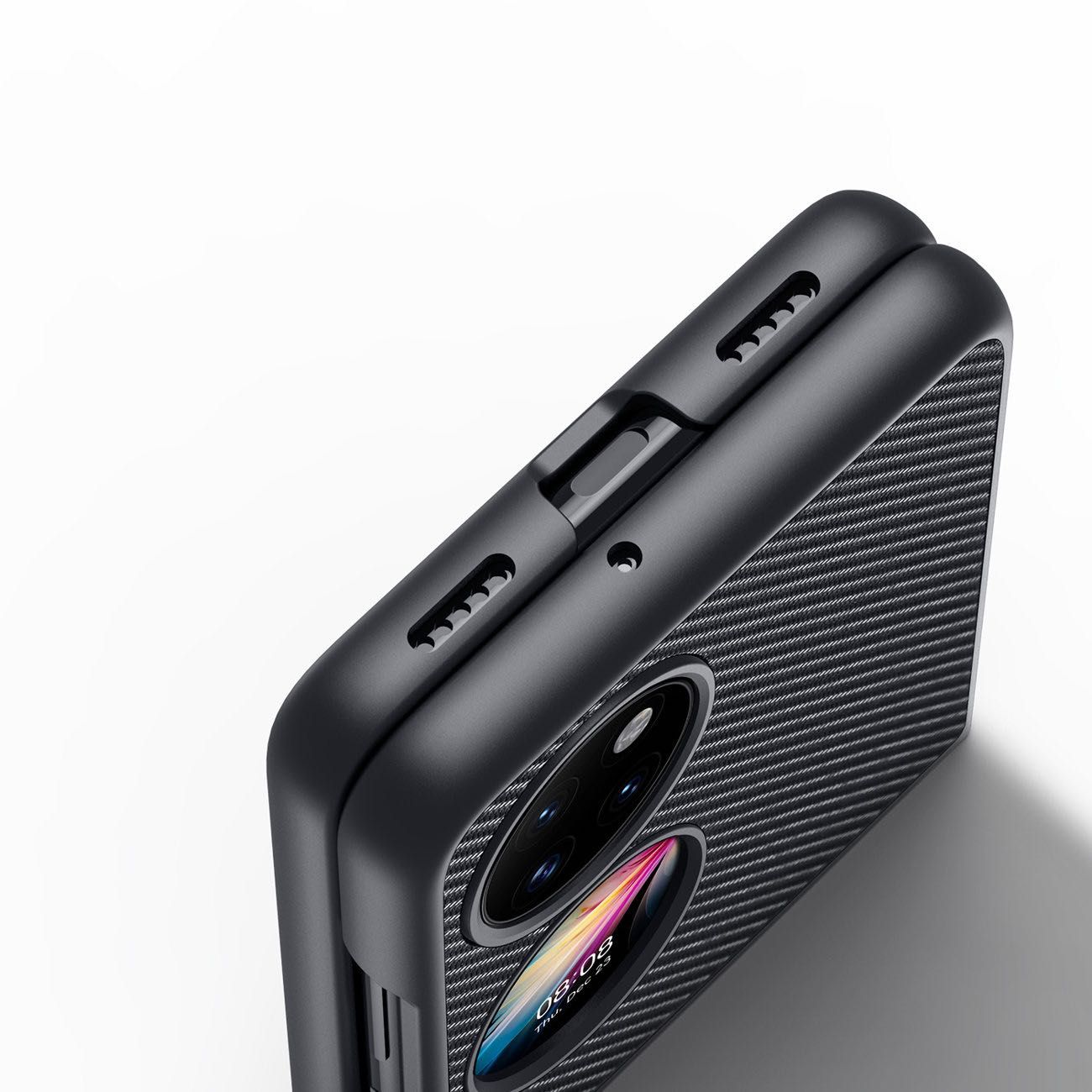 Калъф DUX DUCIS, Fino Case за Huawei P50 Pocket, Черен