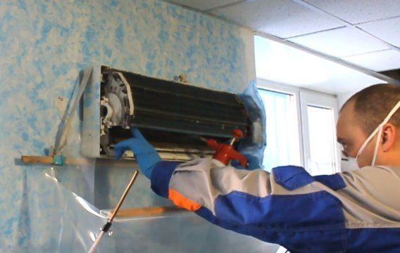 Чистка кондиционеров карчером ПРОФЕССИОНАЛЬНО и АККУРАТНО