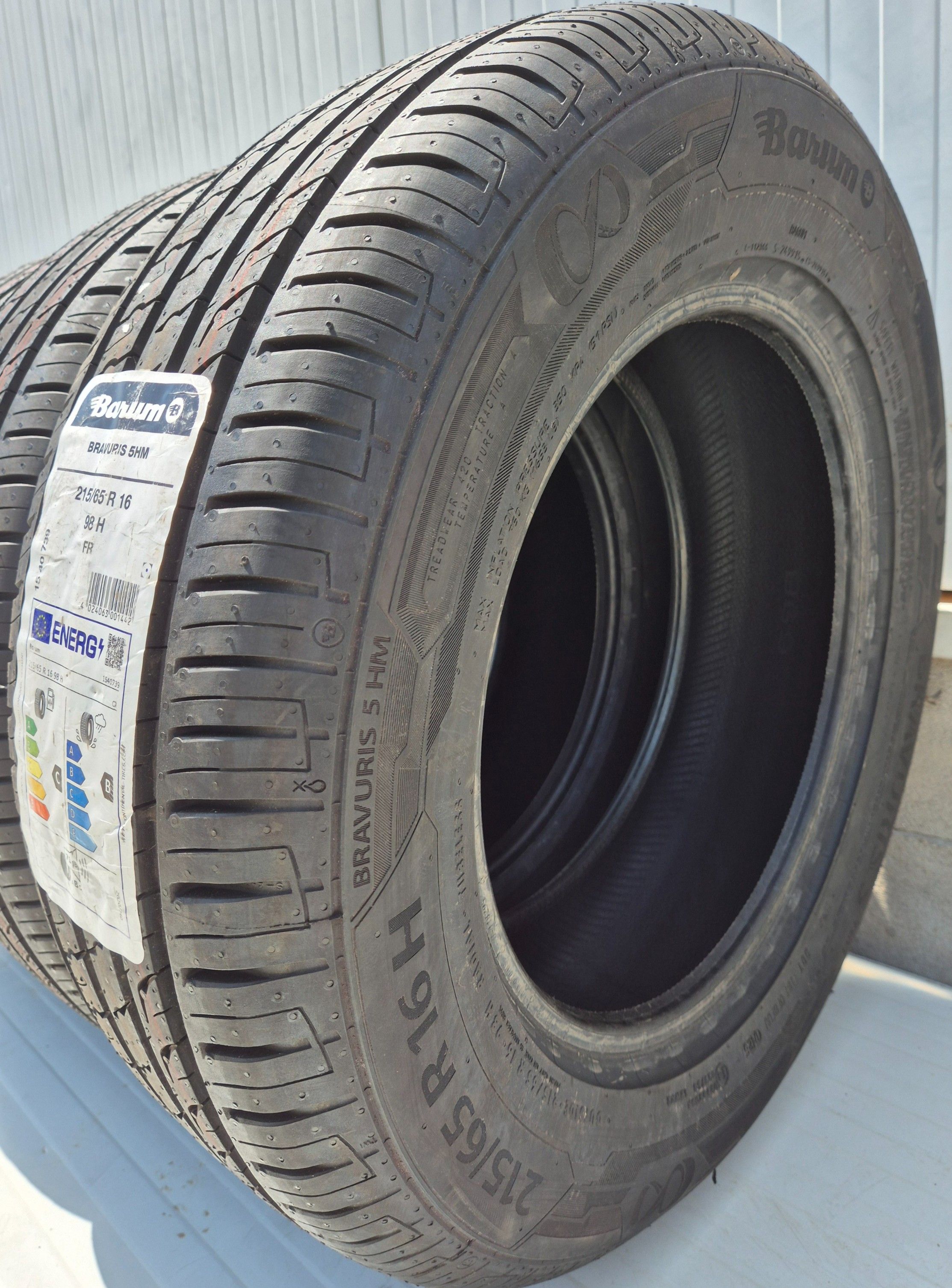 215/65 R16, 98H,BARUM Bravuris 5HM, Anvelope de vara