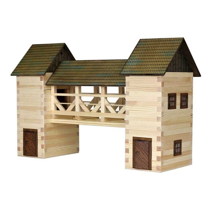 Дървени макети на сгради конструктор серия HOBBY KIT