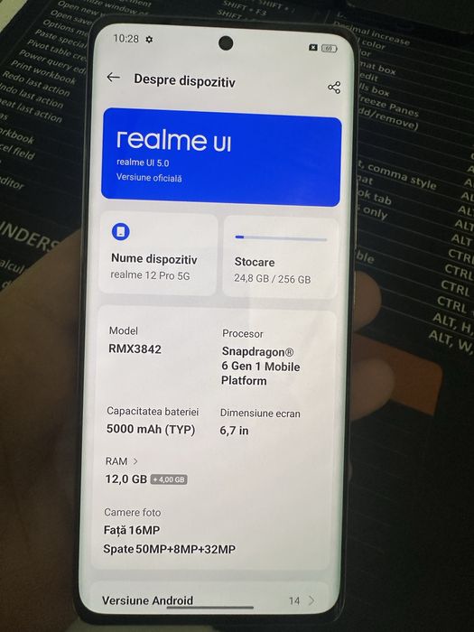 Realme 12 Pro 5G – 256GB, 12GB RAM, Dual SIM – Ca nou