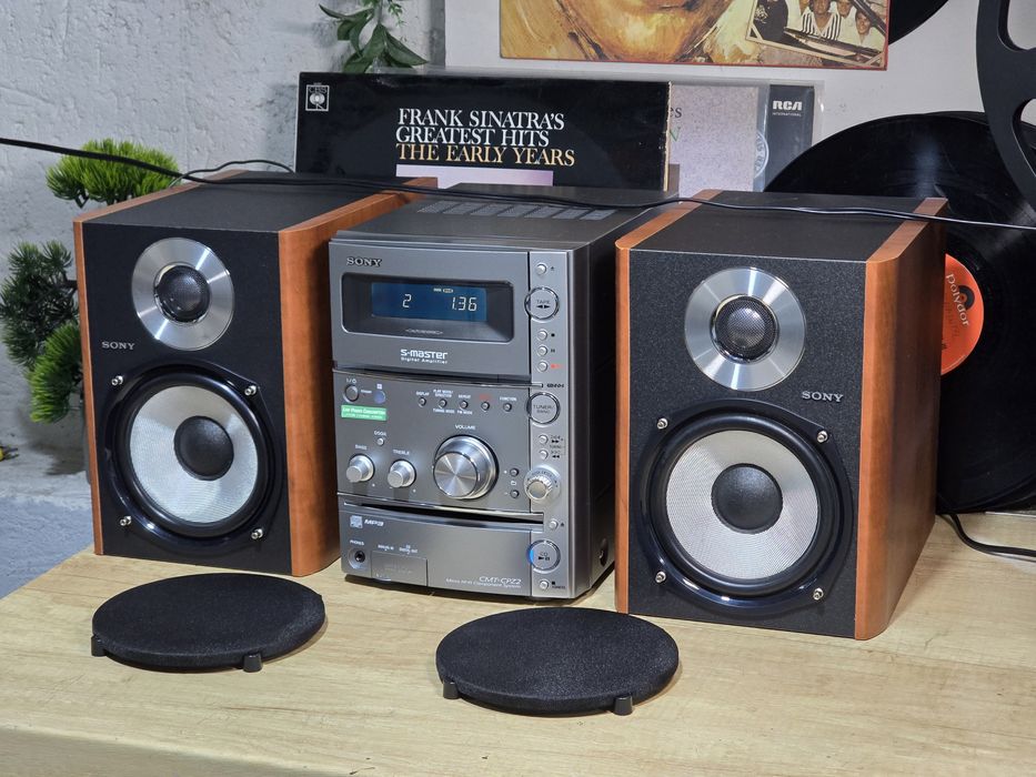 Sistem audio SONY cmt-cpz2, combina ,cd-player mp3, casetofon ,radio,
