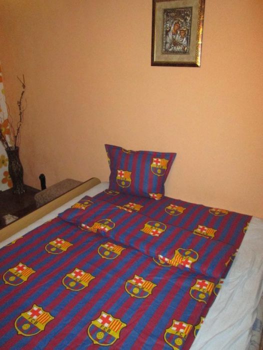 Спален комплект Ман.Ю,Барселона и Реал М-завивка/плик,чаршаф и калъфка