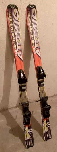 Комплект: ски Atomic 130cm и Ски обувки 23.5 Salomon