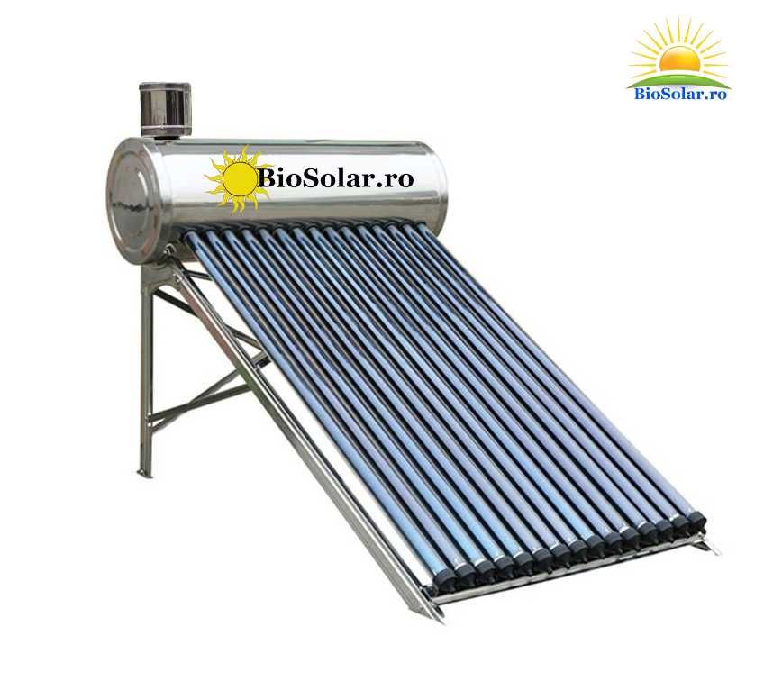 Panou Solar Presurizat / Nepresurizat cu boiler - Apa Calda - Inox