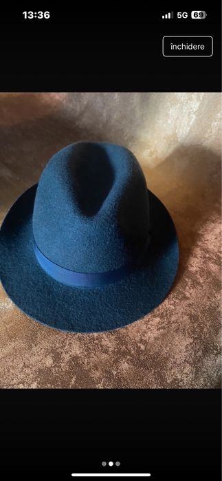 Palarie fedora, din fetru