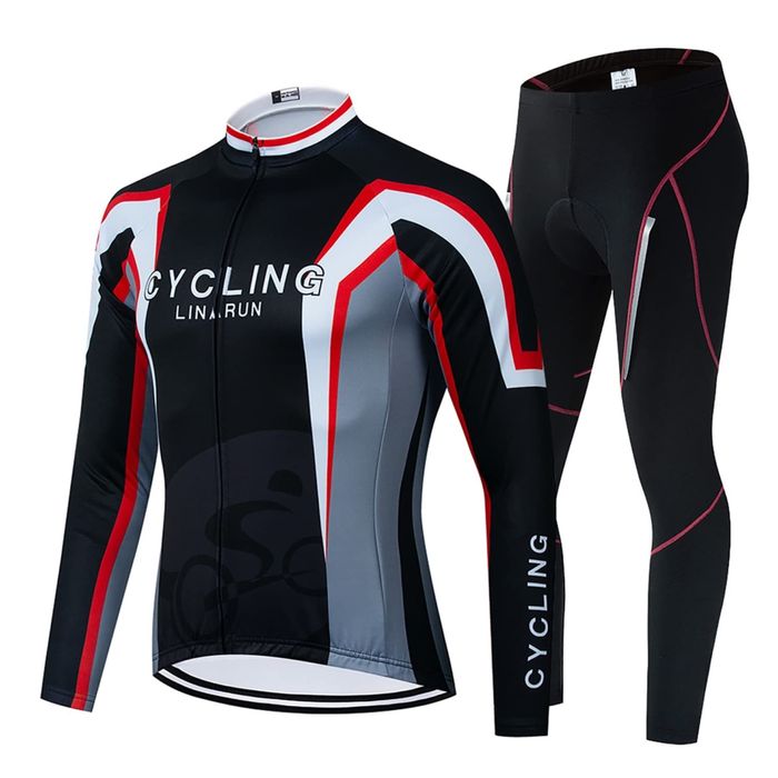 Set bluza si pantaloni ciclism / alergare - nou - toamna / iarna